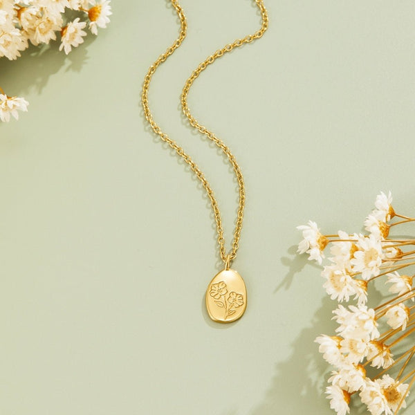 Colar Engraved Wildflower