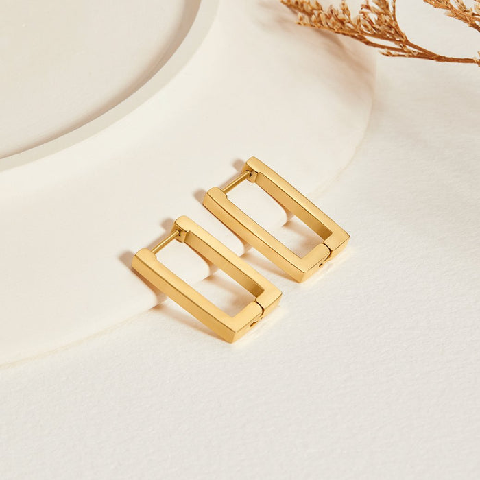 Brincos Rectangle Argola