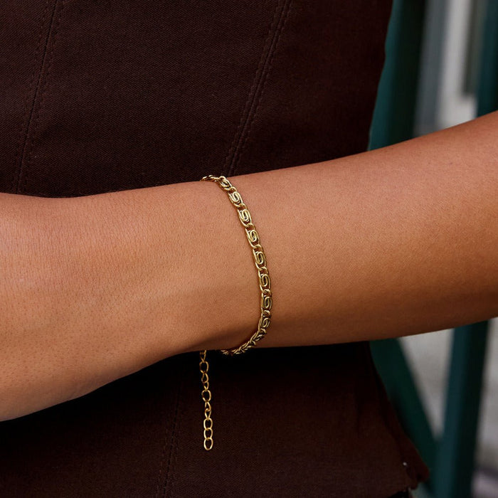 Pulseira Espiral Elo Corrente
