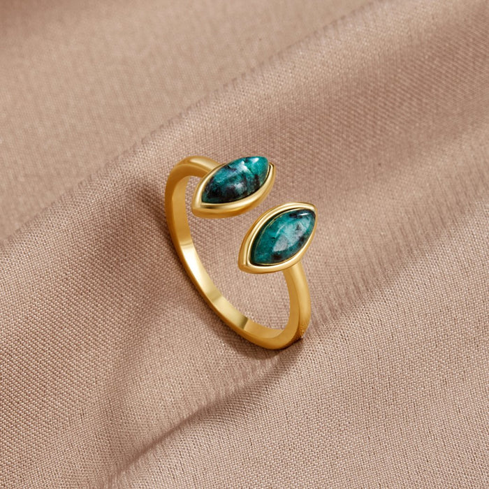 Anel Jade Verde Envolvente