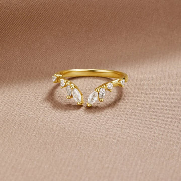 Anel Lily Cristal Vinha