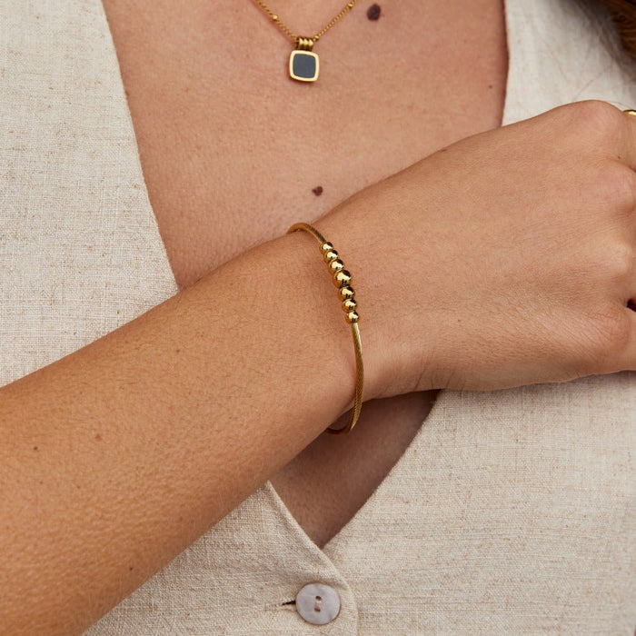 Pulseira Yuri Conta Dourado