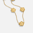 Colar Trevo Cluster Dourado