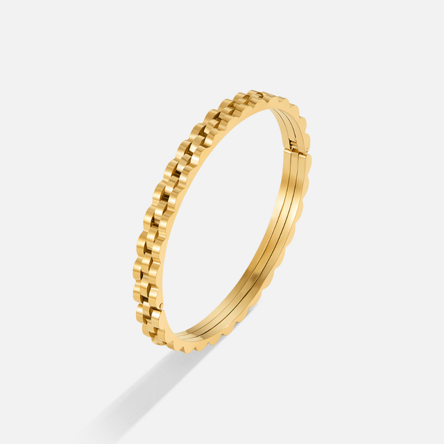 Pulseira Renee Grossa Dourado