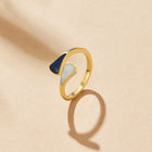 Anel Safira Azul Dream