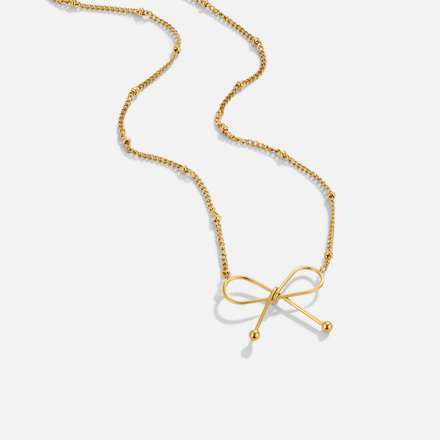 Colar Anika Laço Dourado