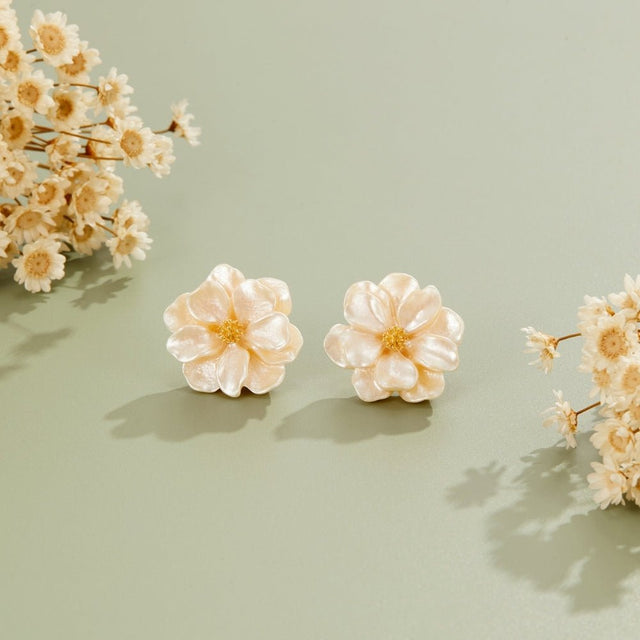 Brincos Camelia Flor
