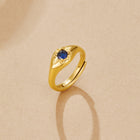 Anel Celestial Azul Estrela