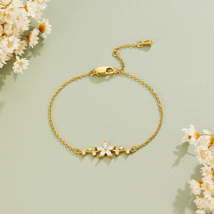 Pulseira Cristal Flor