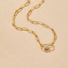 Colar Cristal Clipe Berloque