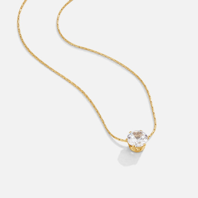 Colar Delicado Round Cristal