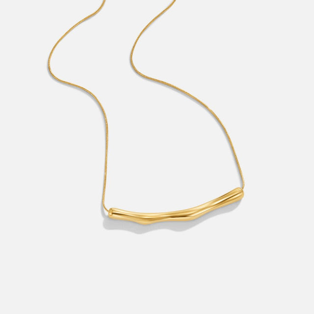 Colar Deana Bambu Dourado