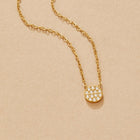 Colar Elaine Cristal Disco