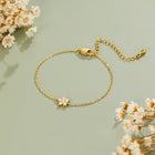 Pulseira Elara Cristal Flor