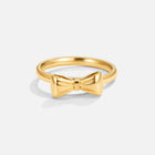 Anel Ellie Laço Dourado