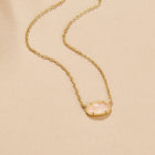 Colar Ember Pedra Pendente