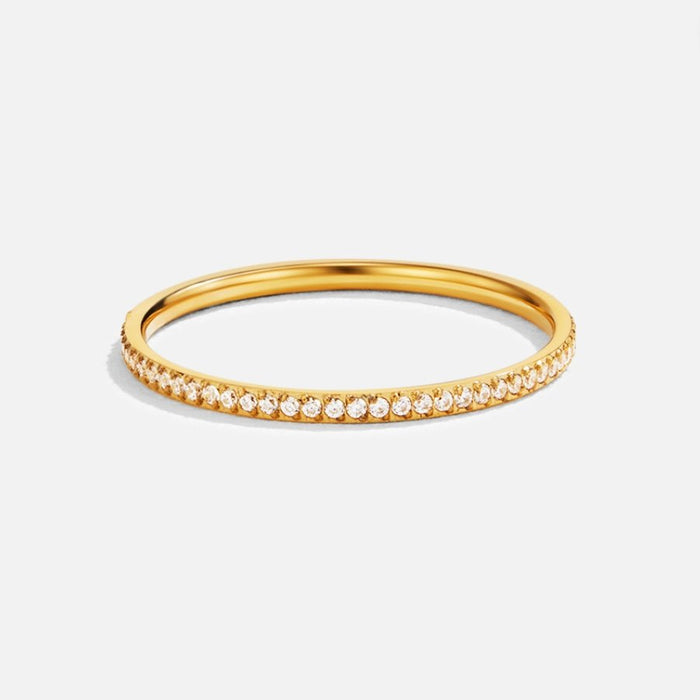 Anel Eternity Cristal