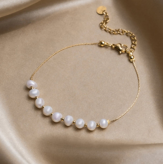 Pulseira Eva de Pérola de Água Doce