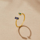 Anel Amore Cristal Dourado