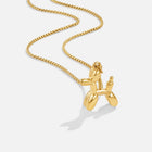 Colar Balloon Animal Dourado
