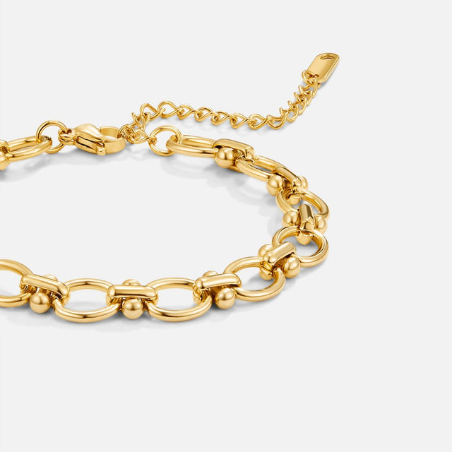 Pulseira Elo Corrente Dourado