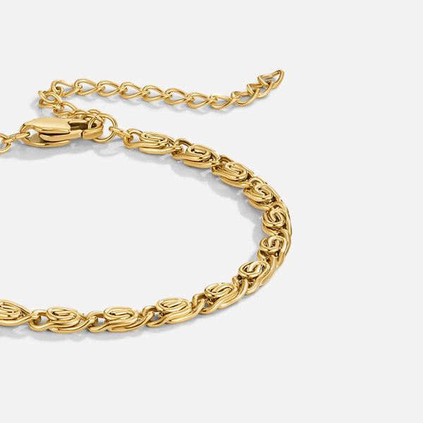 Pulseira Espiral Elo Corrente