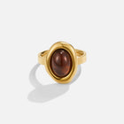 Anel Amber Dourado