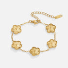 Pulseira Trevo Dourado