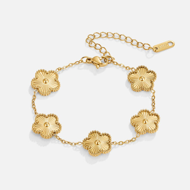 Pulseira Trevo Dourado