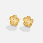 Brincos Trevo Dourado
