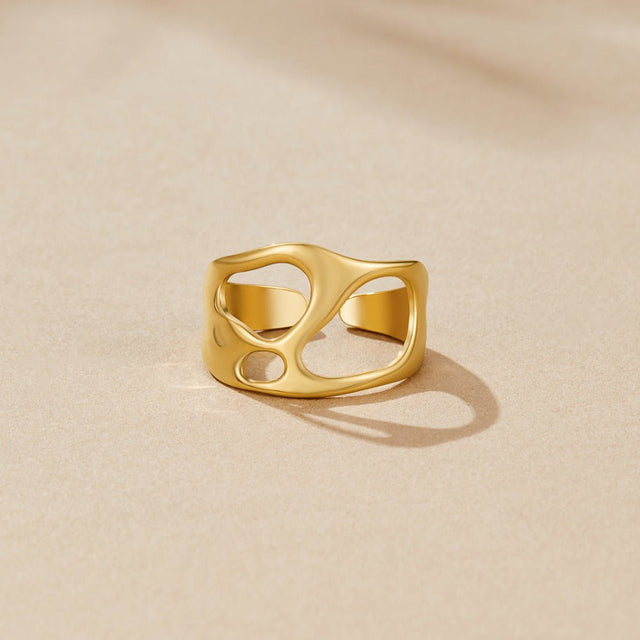 Anel Dream Hollow Dourado