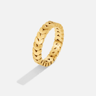 Anel Olive Folha Dourado
