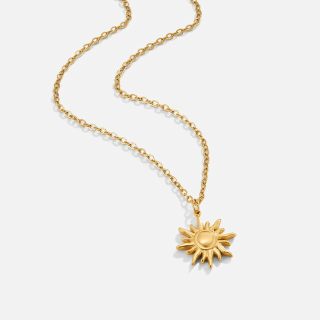 Colar Sunburst Dourado