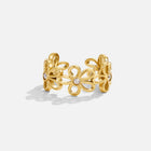Anel Wildflower Infinito Dourado