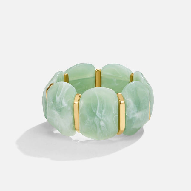 Pulseira Verde Aventurina Elástico