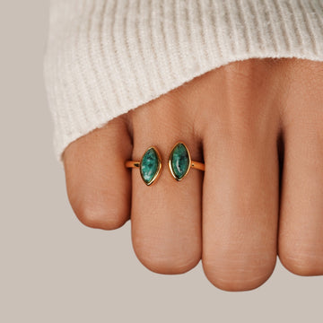 Anel Jade Verde Envolvente
