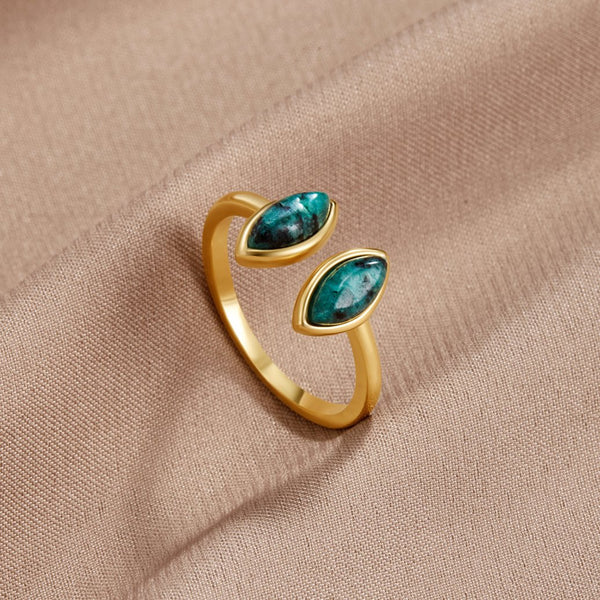 Anel Jade Verde Envolvente