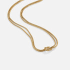 Colar de Corrente com Nó Dourado