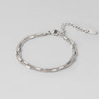 Pulseira Sobreposto Alia Prateado