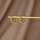 Brincos Layla Torcido Dourado
