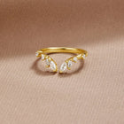 Anel Lily Cristal Vinha