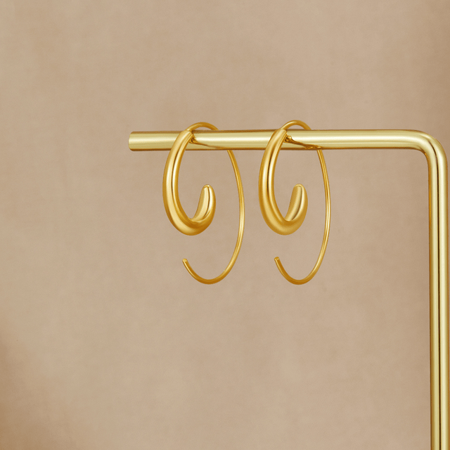 Brincos Luca Spiral Argola