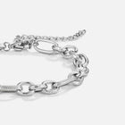 Pulseira Miriam Grossa Prateado