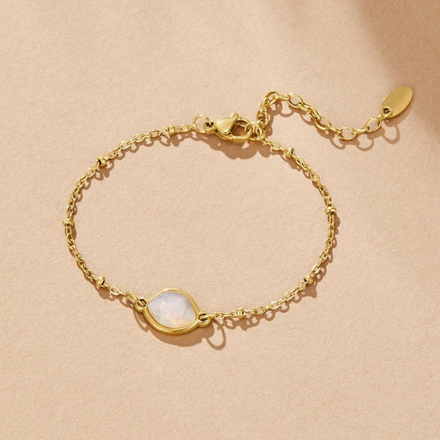 Pulseira de Berloque Pedra da Lua