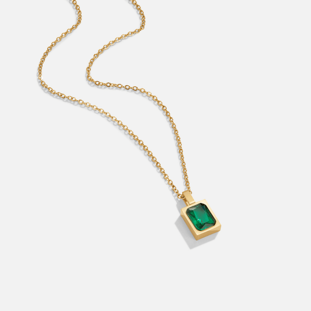 Colar Mystic Verde Cristal