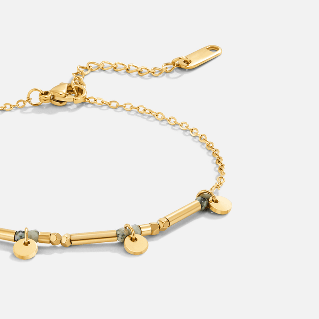 Pulseira Neri Disco Dourado