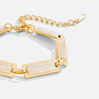 Pulseira Opala Baguette Dourado