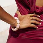 Pulseira Elástica Priya Rosa