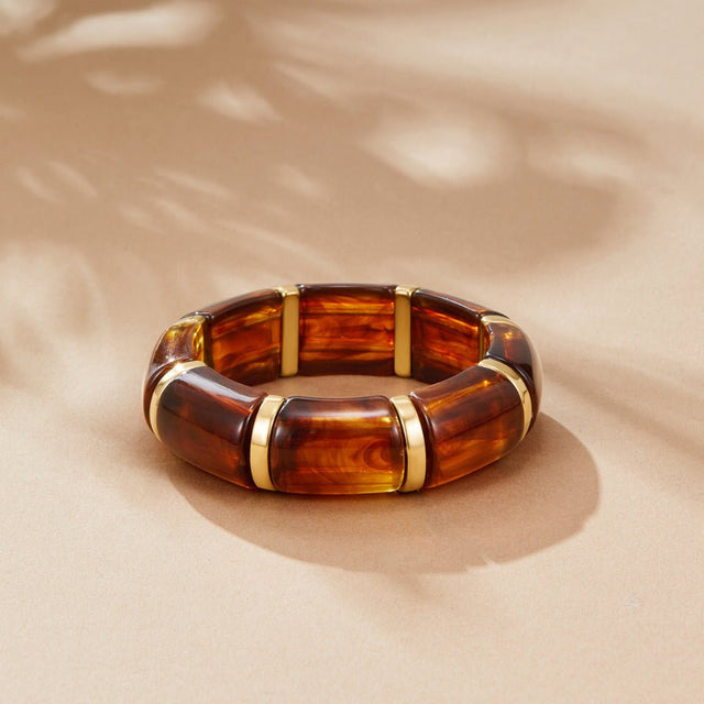 Pulseira Sabina Efeito Marmoreado Dourado