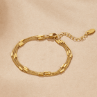 Pulseira Sabina Triplo Sobreposto